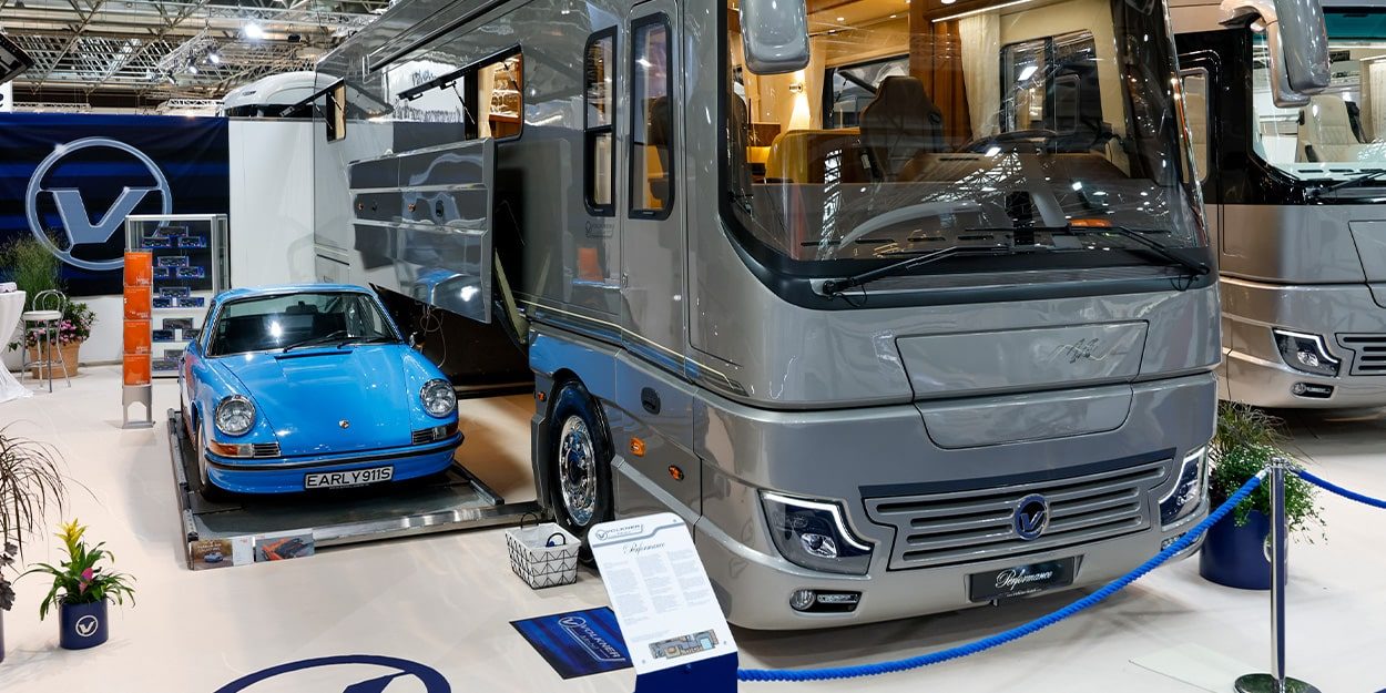 Der Caravan Salon hat auch sehr Luxuriöses zu bieten.